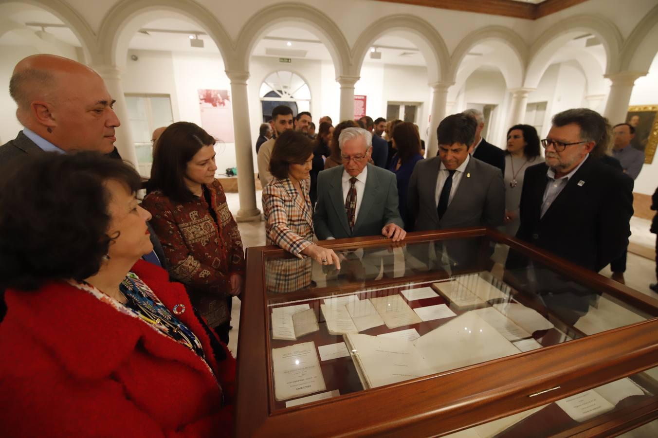 El homenaje al Trienio Liberal en Montilla con Carmen Calvo, en imágenes