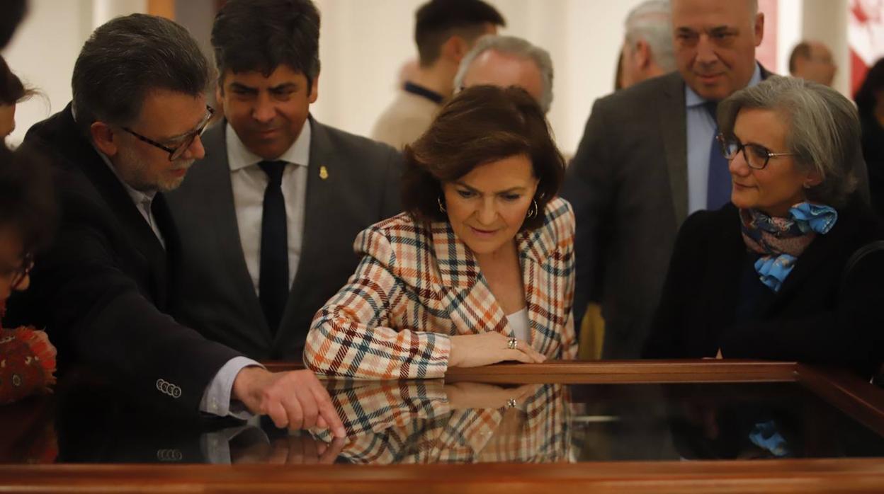 El homenaje al Trienio Liberal en Montilla con Carmen Calvo, en imágenes