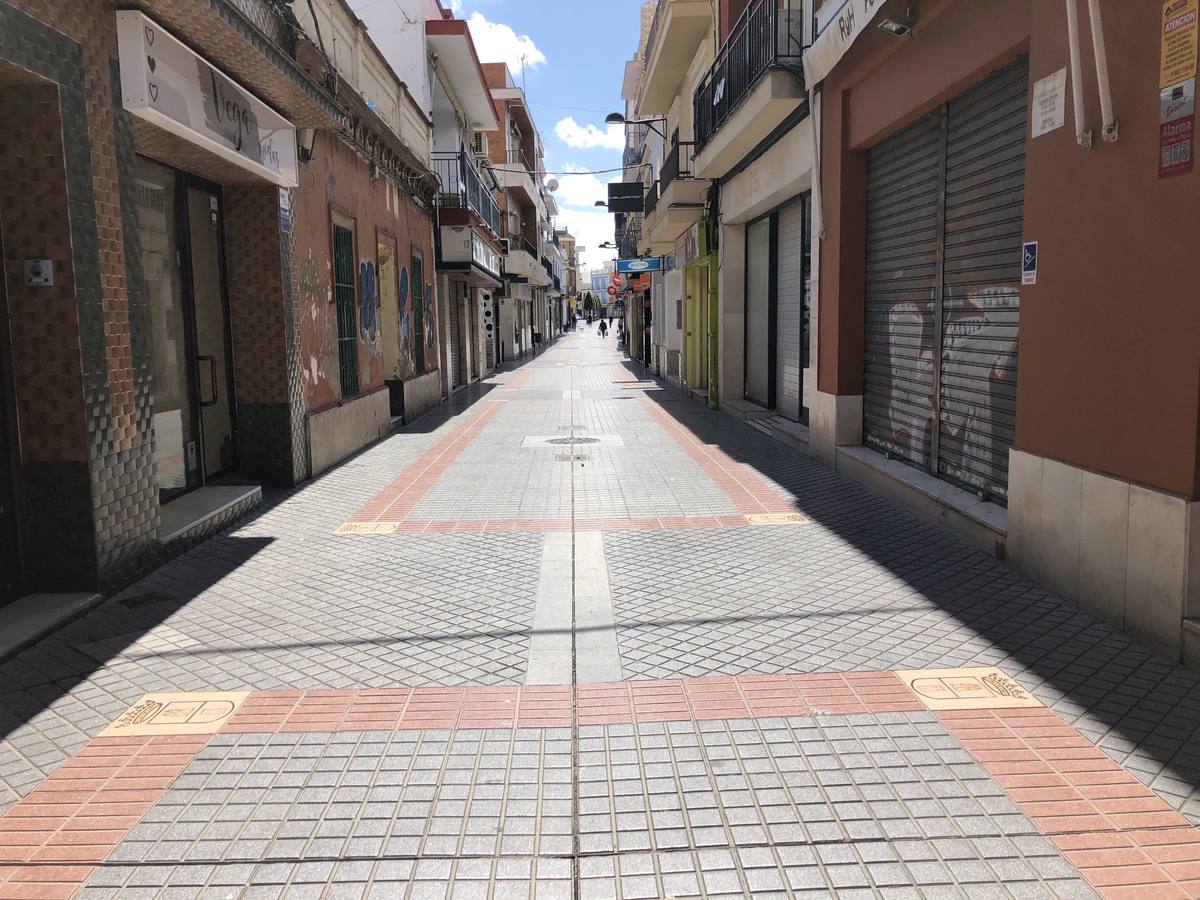 La comercial calle de San Sebastián