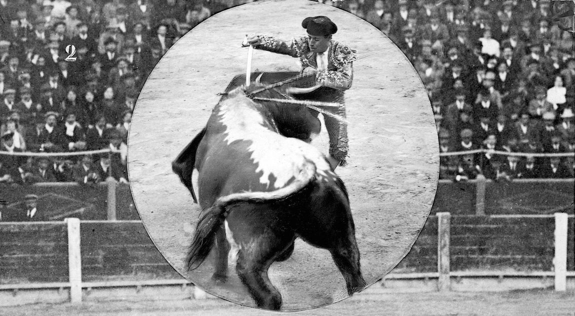 Media estocada de Joselito «El Gallo» en 1912