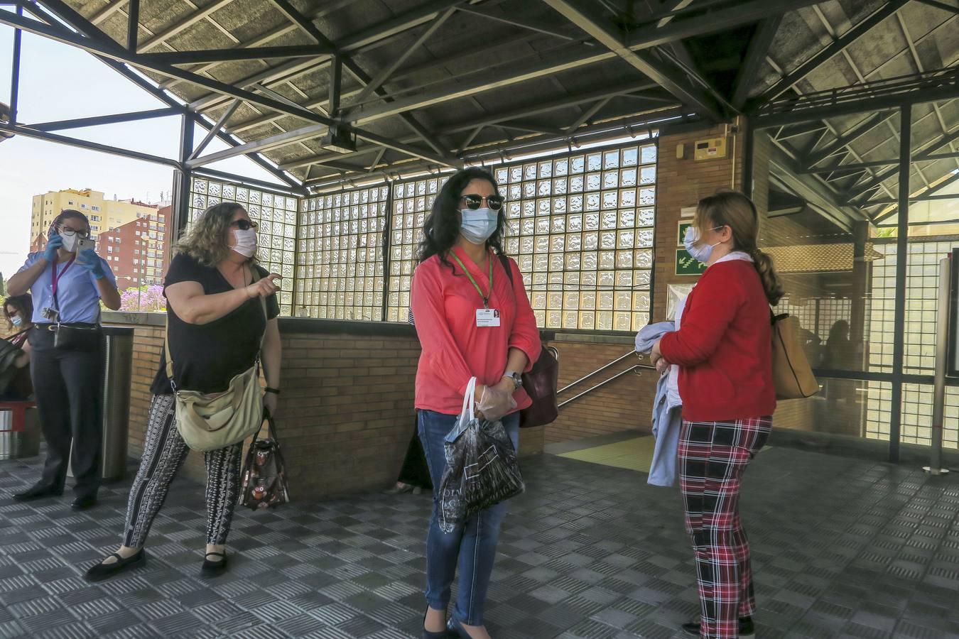 Los trenes de cercanías se adaptan a las fases de desconfinamiento en Sevilla