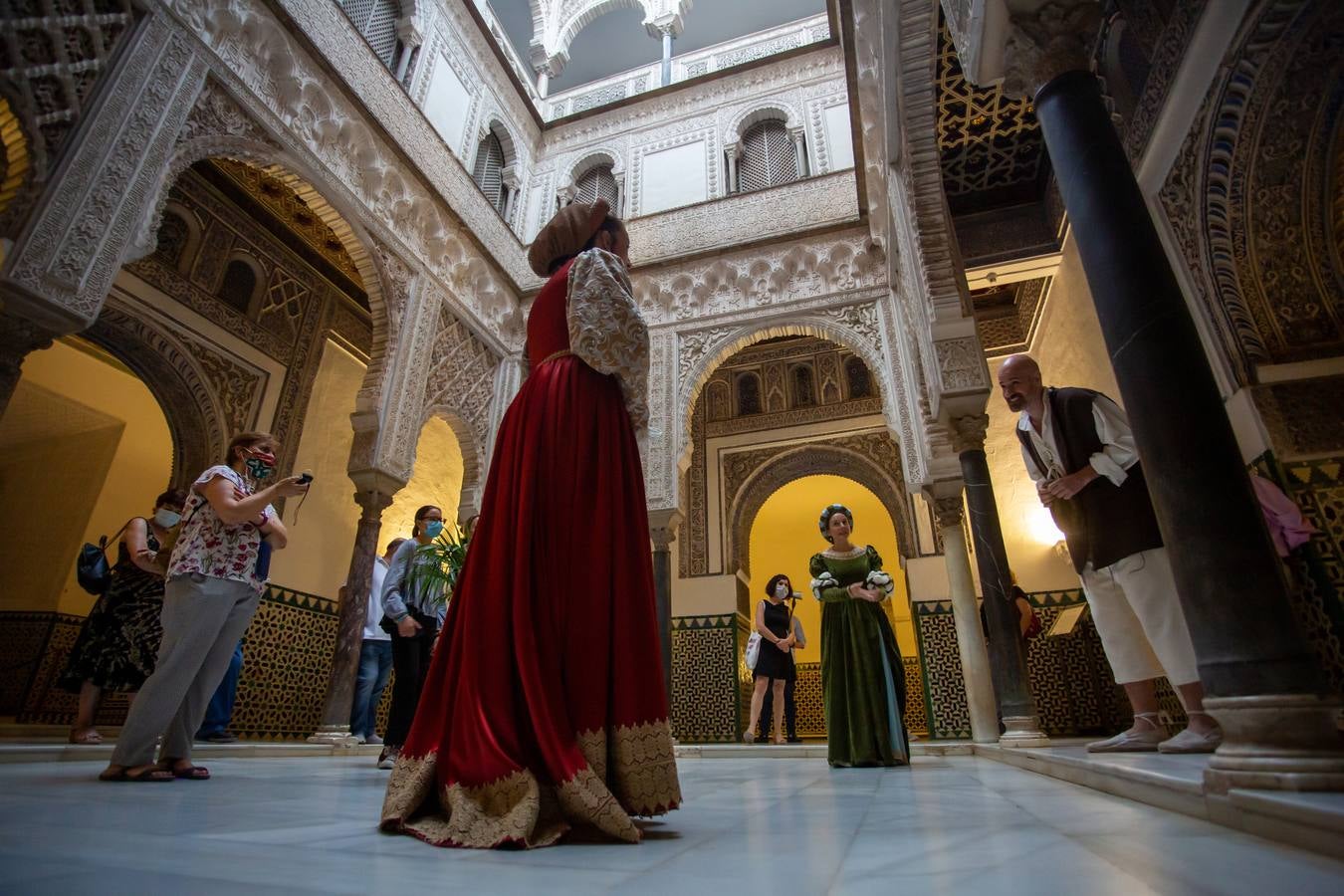 Vuelven las visitas teatralizadas al Alcázar de Sevilla