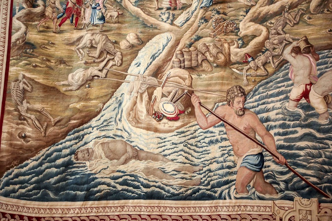 Vuelve a poder visitarse el Salón de los Tapices del Real Alcázar de Sevilla