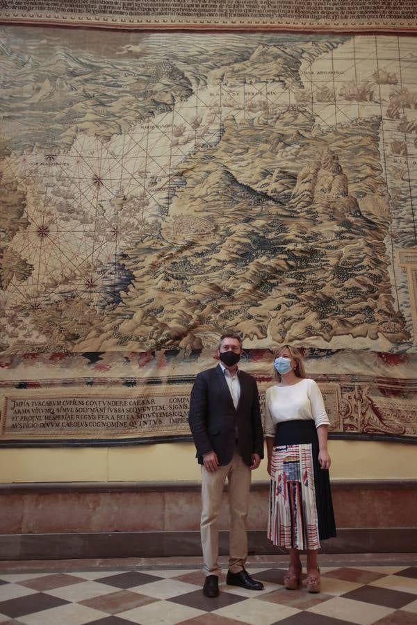 Vuelve a poder visitarse el Salón de los Tapices del Real Alcázar de Sevilla