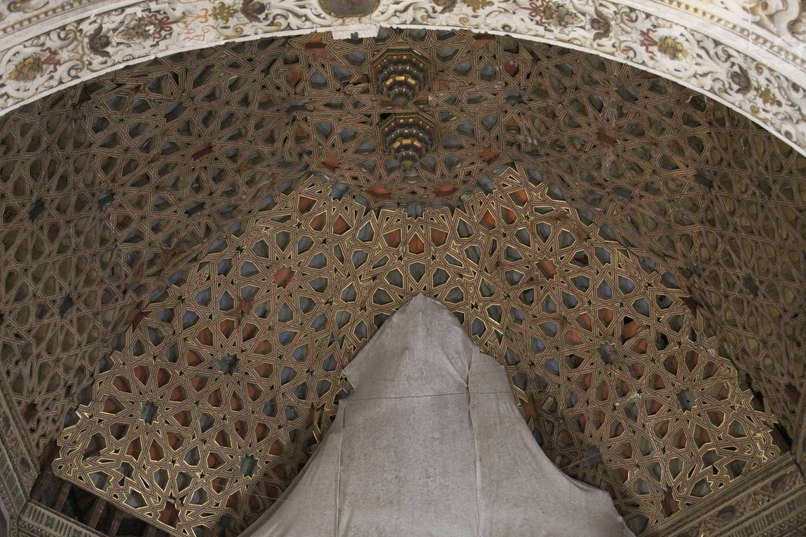 El estado de las obras de restauración de la iglesia del convento Madre de Dios