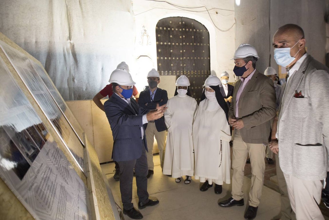 El estado de las obras de restauración de la iglesia del convento Madre de Dios