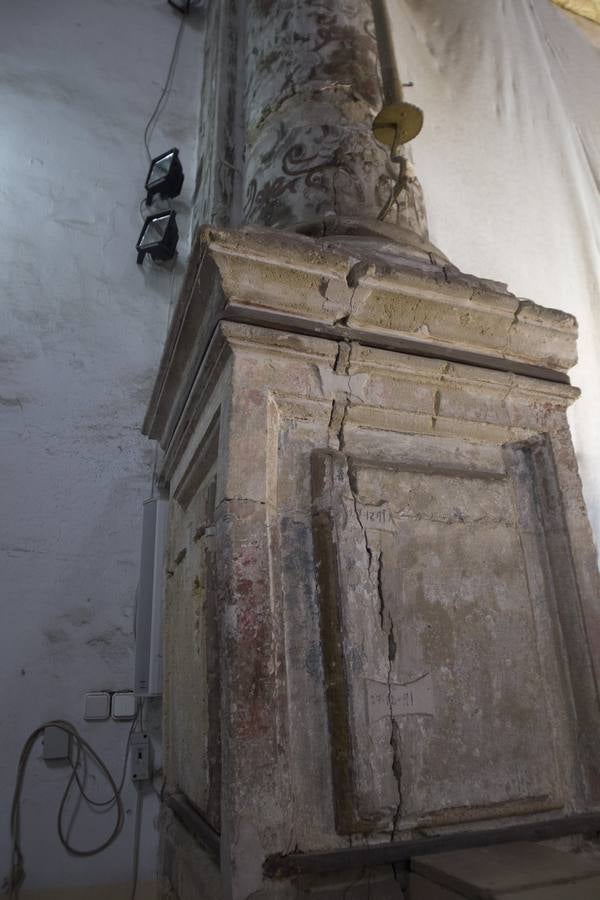 El estado de las obras de restauración de la iglesia del convento Madre de Dios