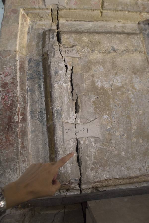 El estado de las obras de restauración de la iglesia del convento Madre de Dios