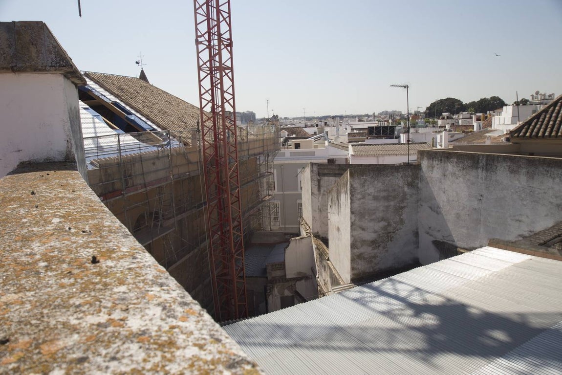 El estado de las obras de restauración de la iglesia del convento Madre de Dios