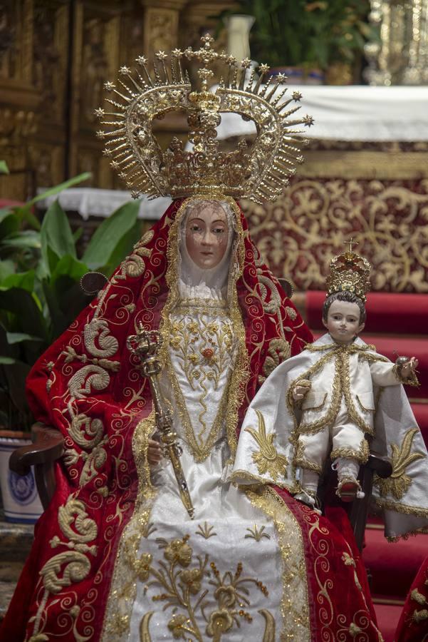 La patrona de Triana, en el día de su festividad