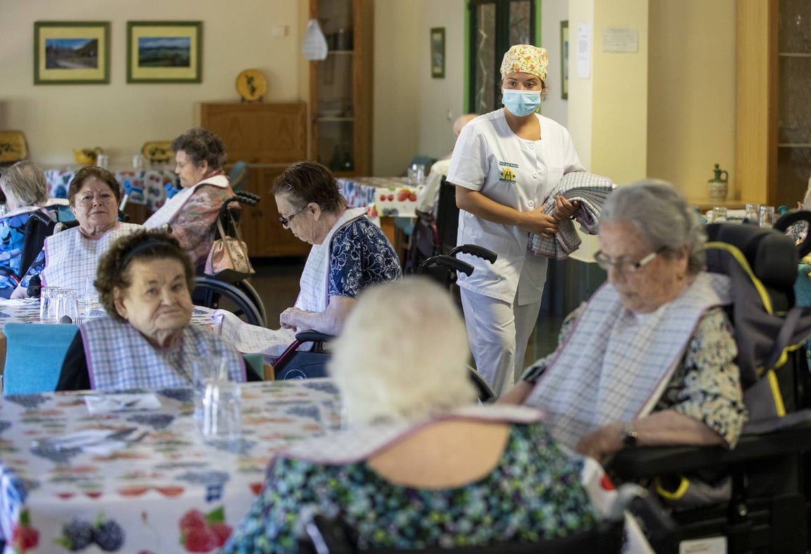 El día a día en una residencia de ancianos de Andalucía en la nueva normalidad