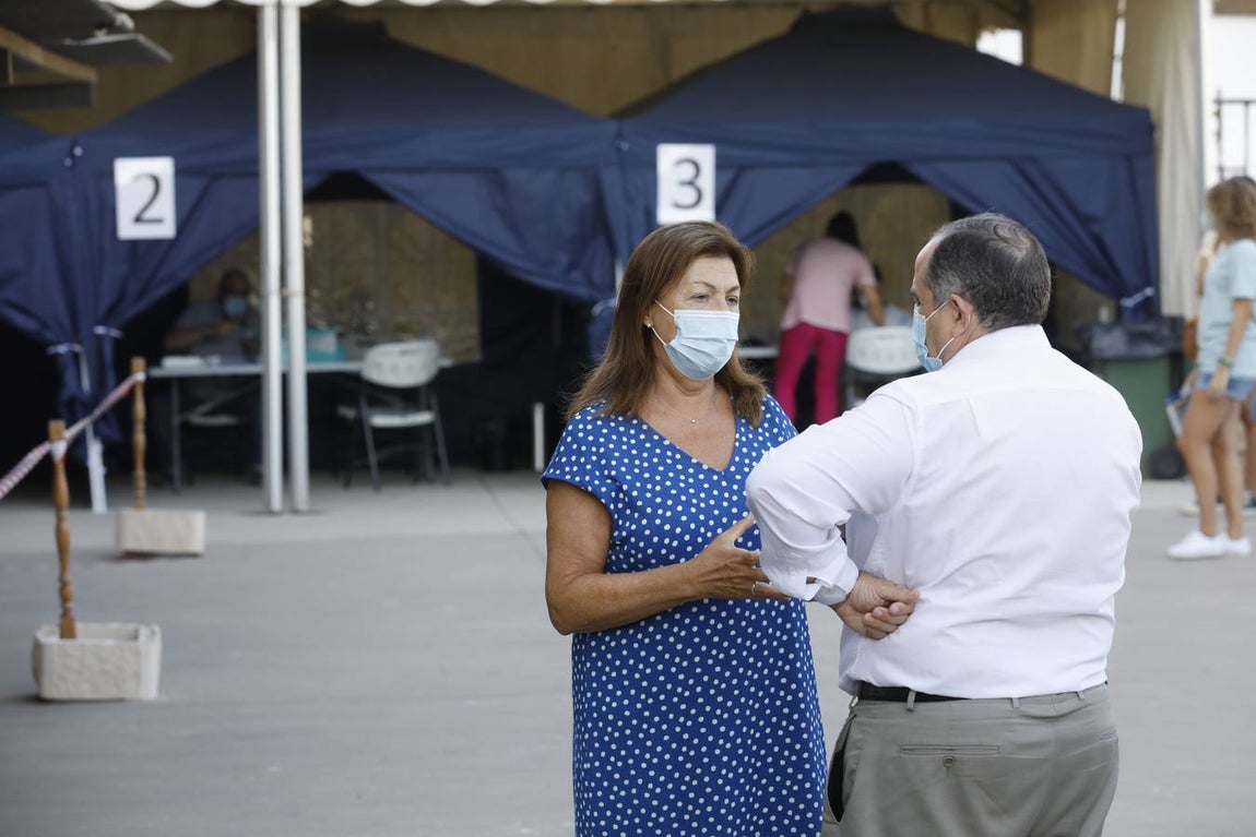 En imágenes, los test en la Escuela de Magisterio «Sagrado Corazón» de Córdoba