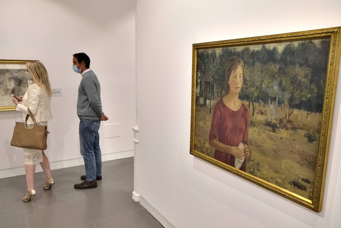 Inauguración de la exposición de Carmen Laffón en la Fundación Cajasol