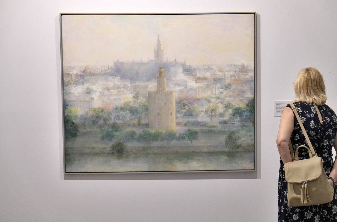 Inauguración de la exposición de Carmen Laffón en la Fundación Cajasol