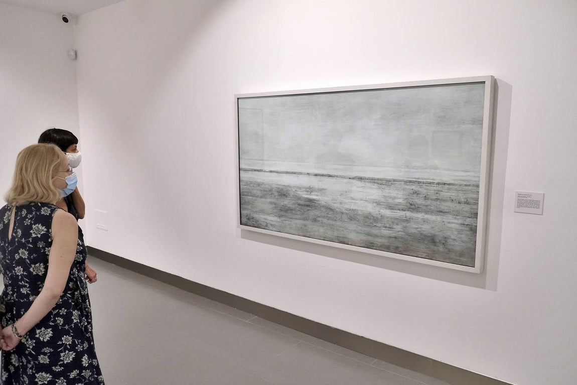 Inauguración de la exposición de Carmen Laffón en la Fundación Cajasol