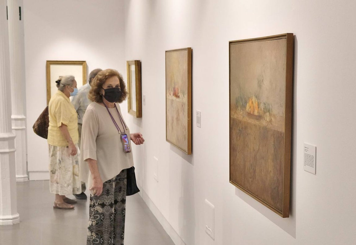 Inauguración de la exposición de Carmen Laffón en la Fundación Cajasol