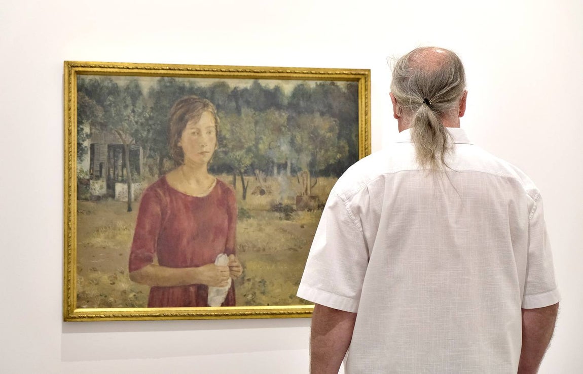 Inauguración de la exposición de Carmen Laffón en la Fundación Cajasol