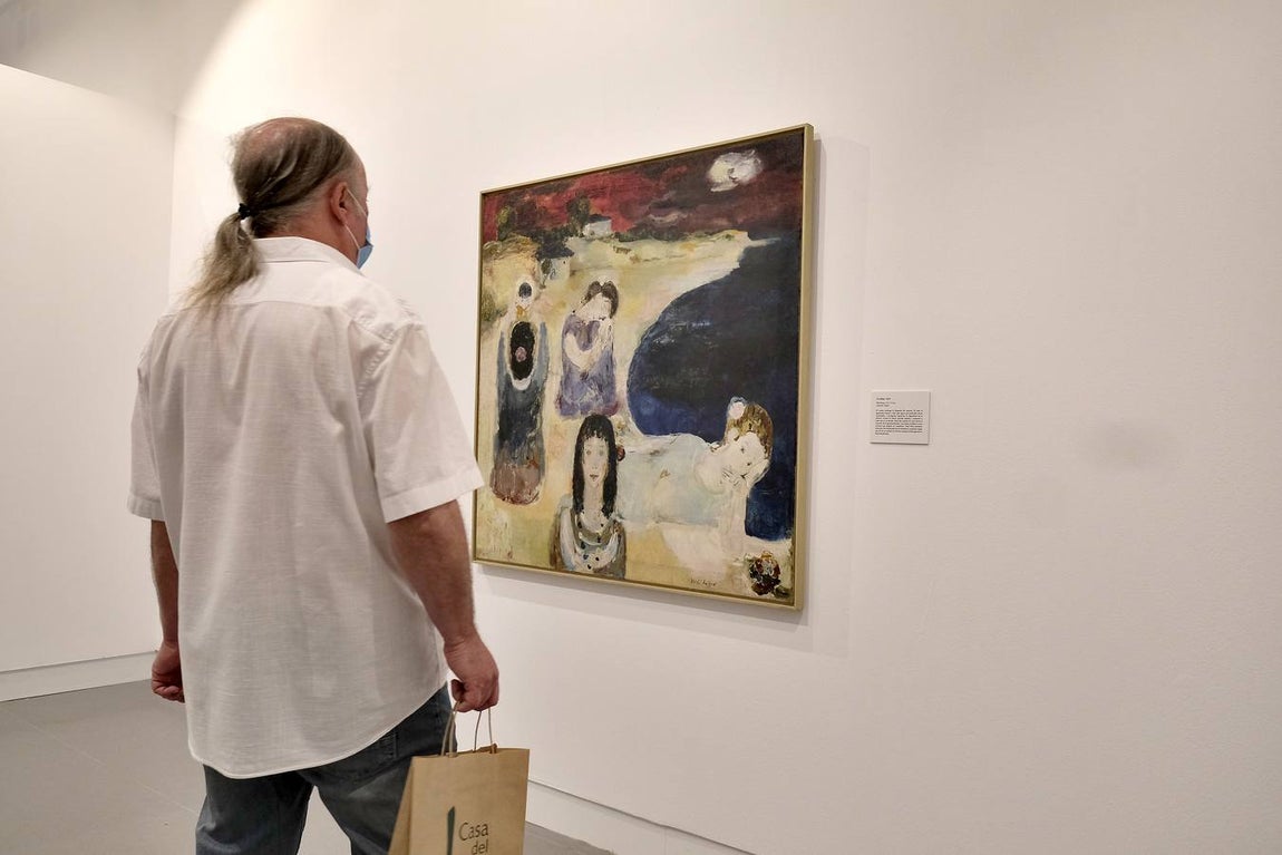 Inauguración de la exposición de Carmen Laffón en la Fundación Cajasol