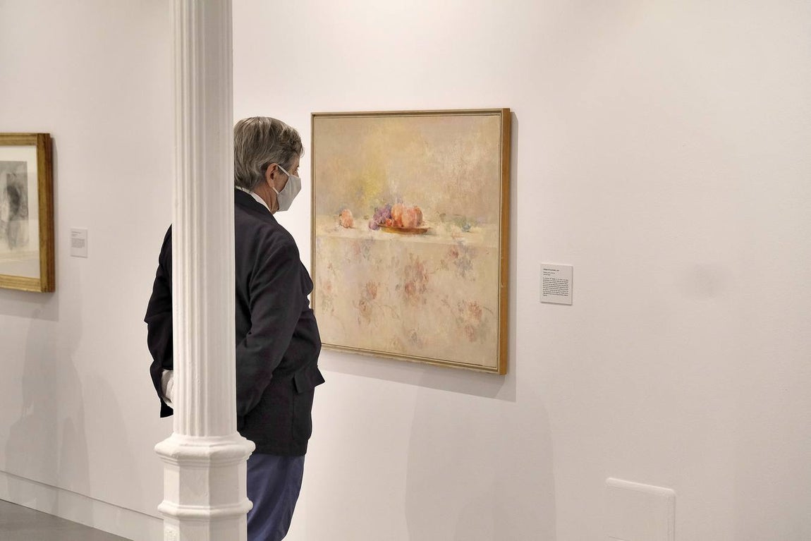 Inauguración de la exposición de Carmen Laffón en la Fundación Cajasol