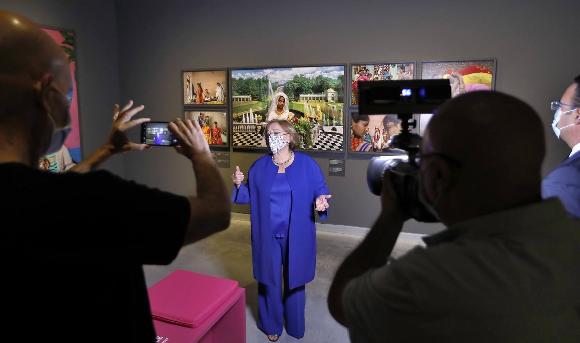 Inauguración de la exposición fotográfica «Tierra de sueños» en CaixaForum