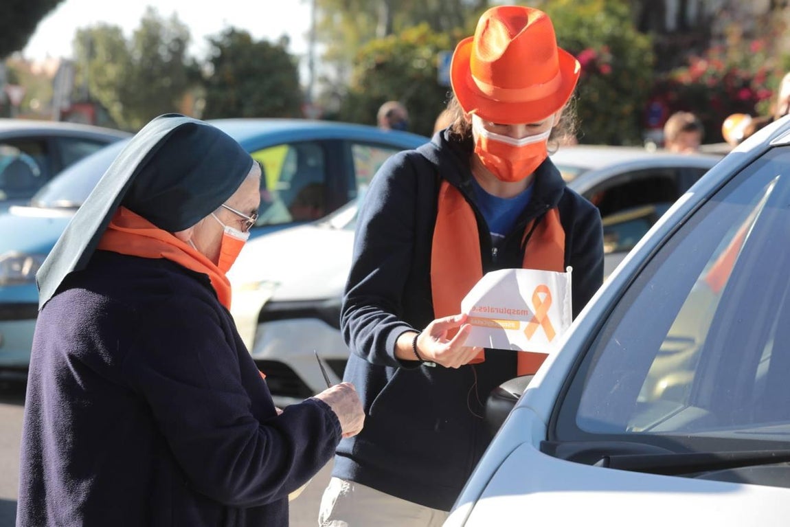 La protesta de la educación concertada de Sevilla por la Ley Celáa, en imágenes