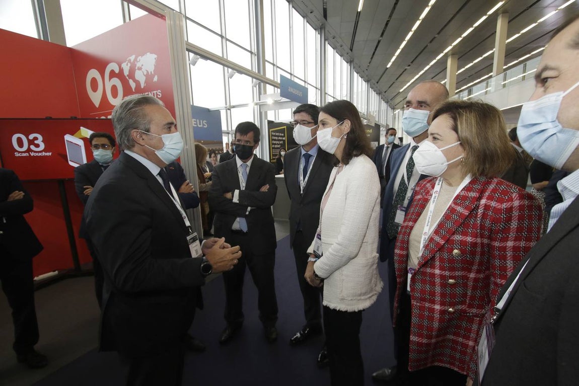 Visita de la ministra Reyes Maroto al  Tourism Innovation Summit (TIS), en imágenes