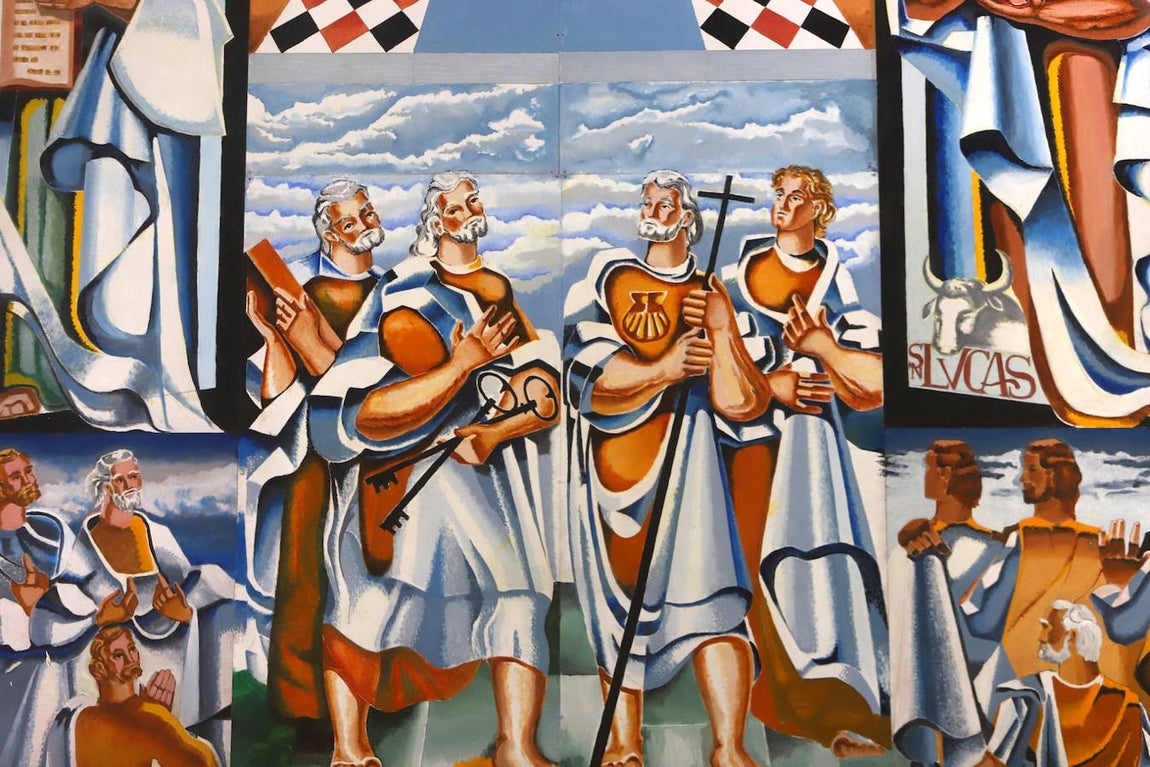 Las pinturas de José Rebollo para la iglesia de Jesús Divino Obrero de Córdoba, en imágenes