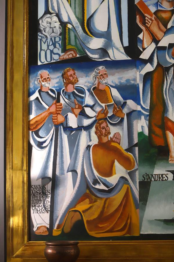 Las pinturas de José Rebollo para la iglesia de Jesús Divino Obrero de Córdoba, en imágenes