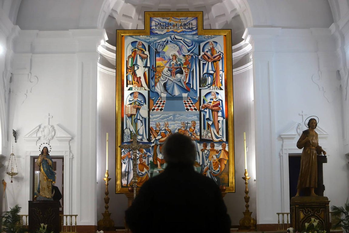 Las pinturas de José Rebollo para la iglesia de Jesús Divino Obrero de Córdoba, en imágenes