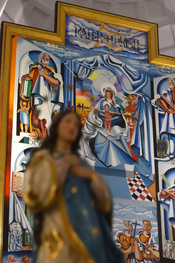 Las pinturas de José Rebollo para la iglesia de Jesús Divino Obrero de Córdoba, en imágenes