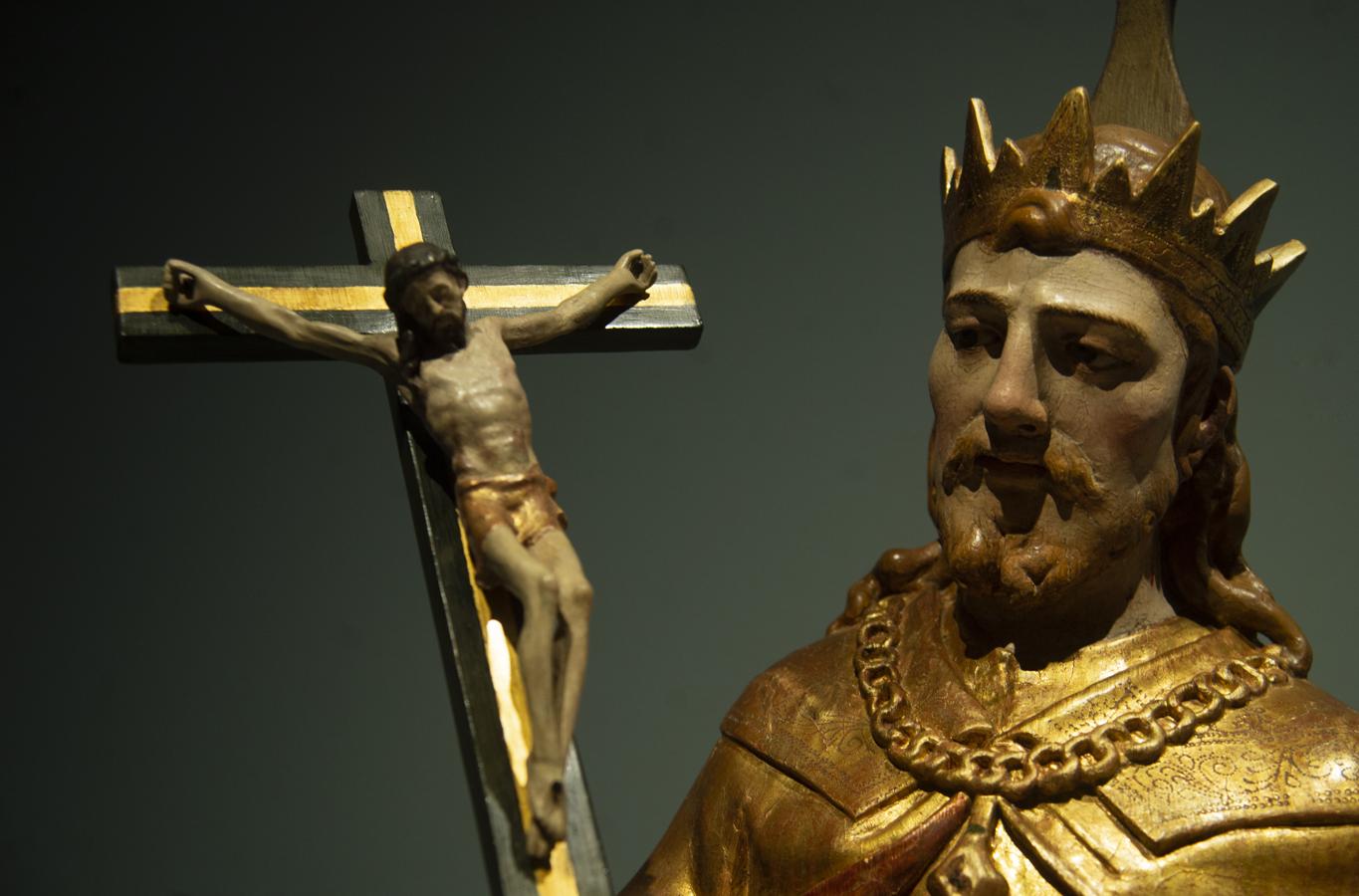 Las imágenes de la restauración de la talla de San Hermenegildo