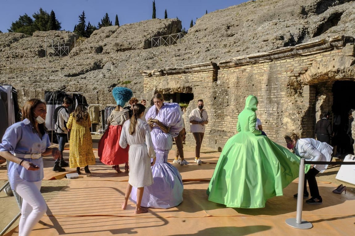 Itálica acoge la primera jornada de la Semana de la Moda de Andalucía