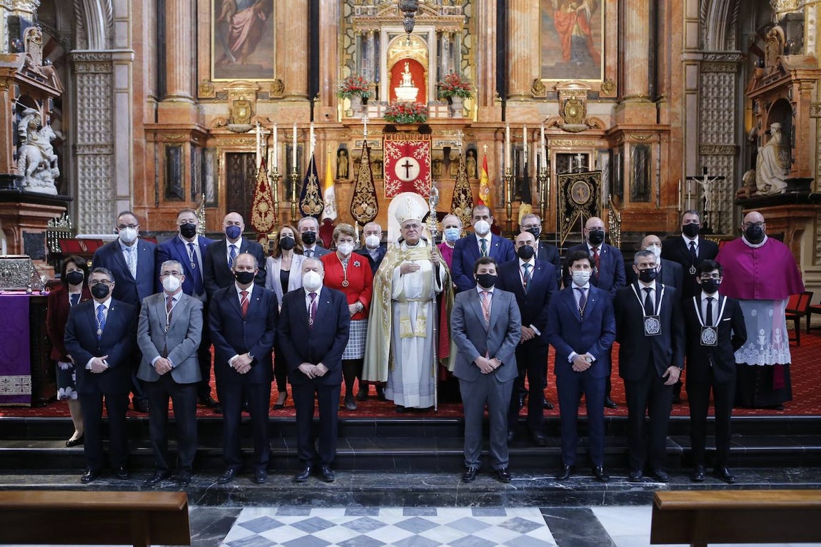 Semana Santa de Córdoba 2021 | Las imágenes del acto conjunto del Lunes Santo en la Catedral