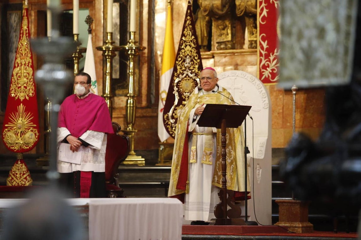 Semana Santa Córdoba 2021| Las imágenes del acto de las cofradías de Martes Santo en la Catedral