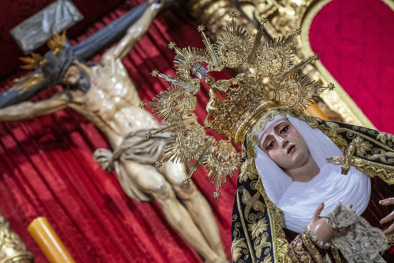 Semana Santa de Sevilla 2021: las imágenes del Calvario en el Jueves Santo