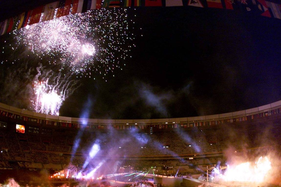 Mundial de Atletismo en el Estadio Olímpico. Año 1999