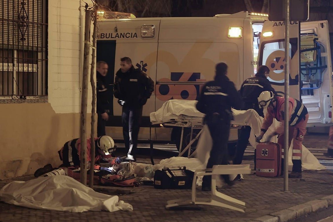 Incendio en la residencia de ancianos de Nervión. Año 2010