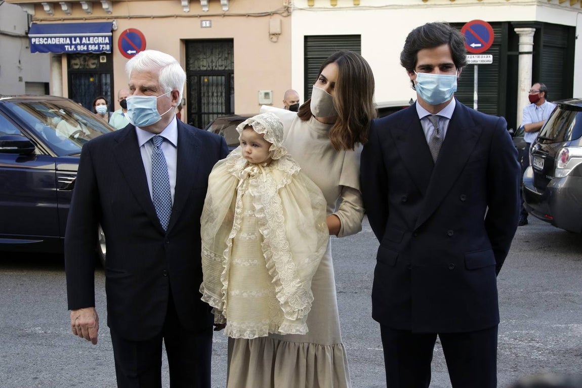 Bautizo de la primogénita de los Duques de Huéscar en Sevilla