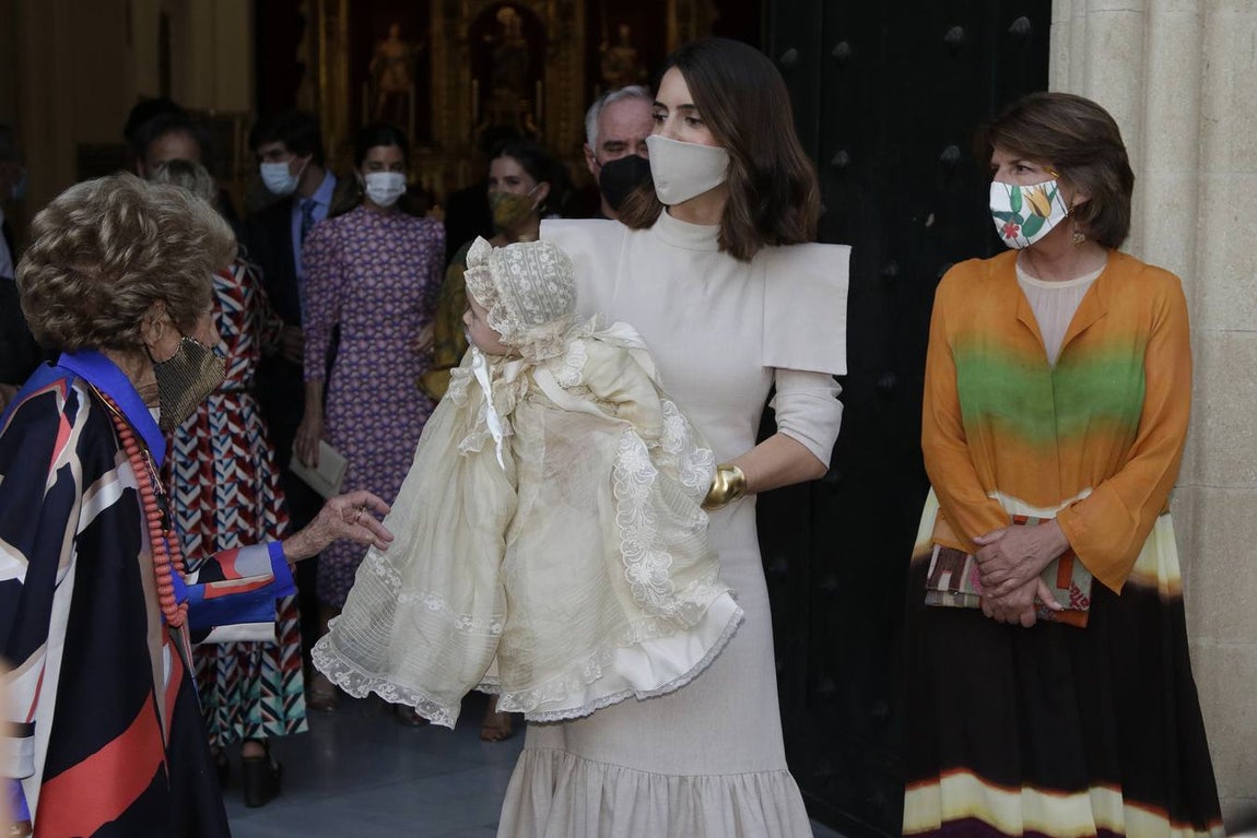 Bautizo de la primogénita de los Duques de Huéscar en Sevilla