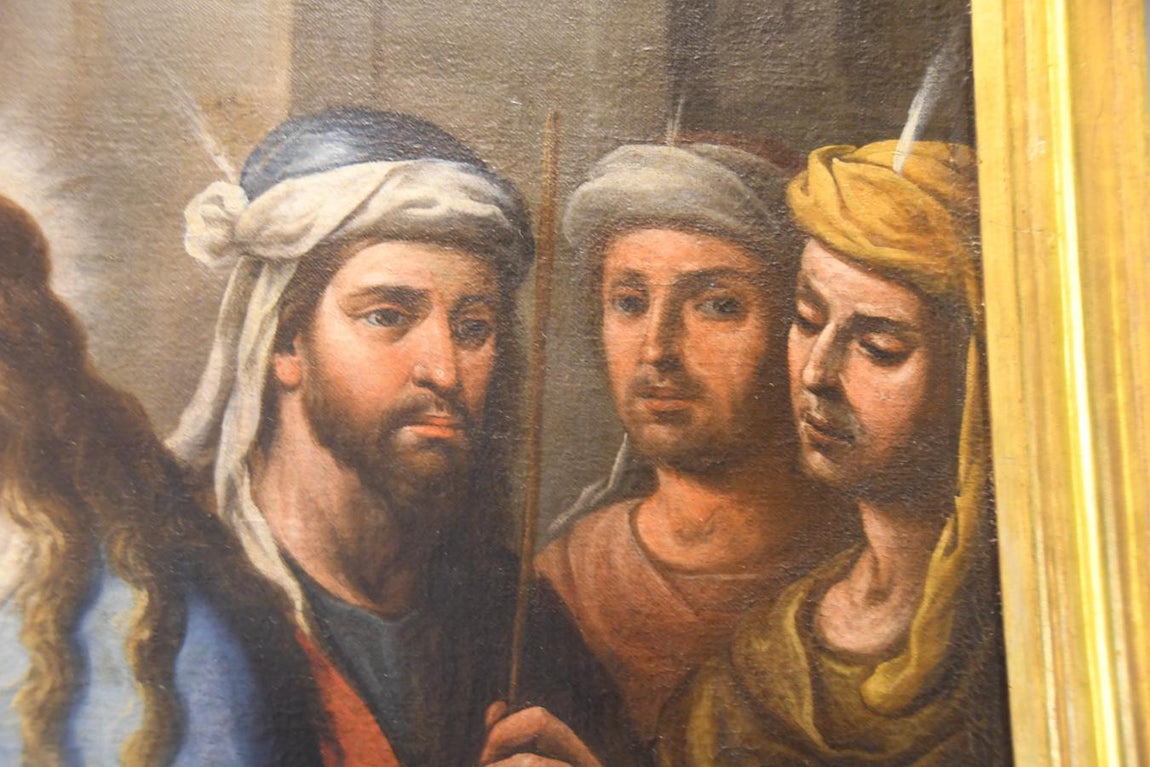 Imágenes de la presentación de la restauración de la pintura de Murillo en el Gran Poder