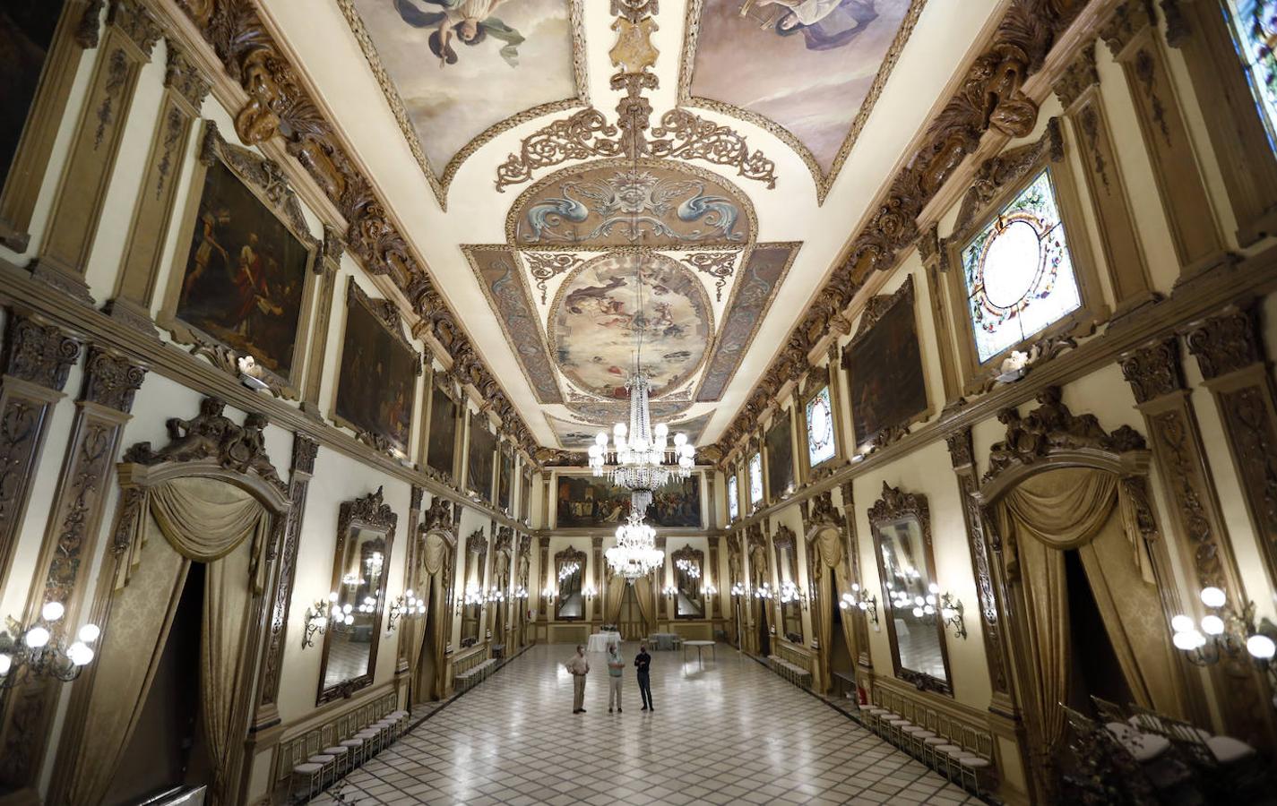 La musealización del patrimonio del Real Círculo de la Amistad de Córdoba, en imágenes