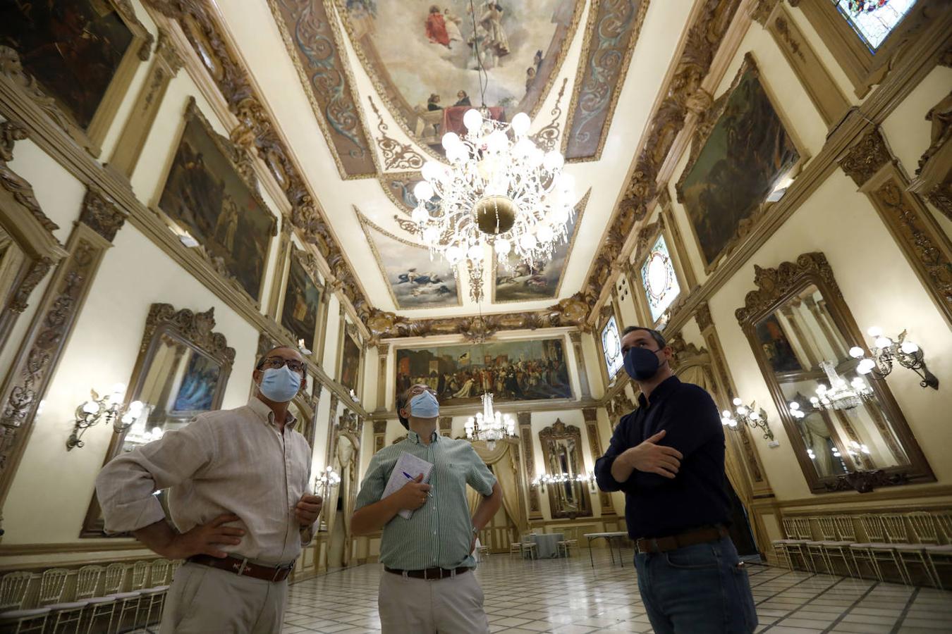 La musealización del patrimonio del Real Círculo de la Amistad de Córdoba, en imágenes