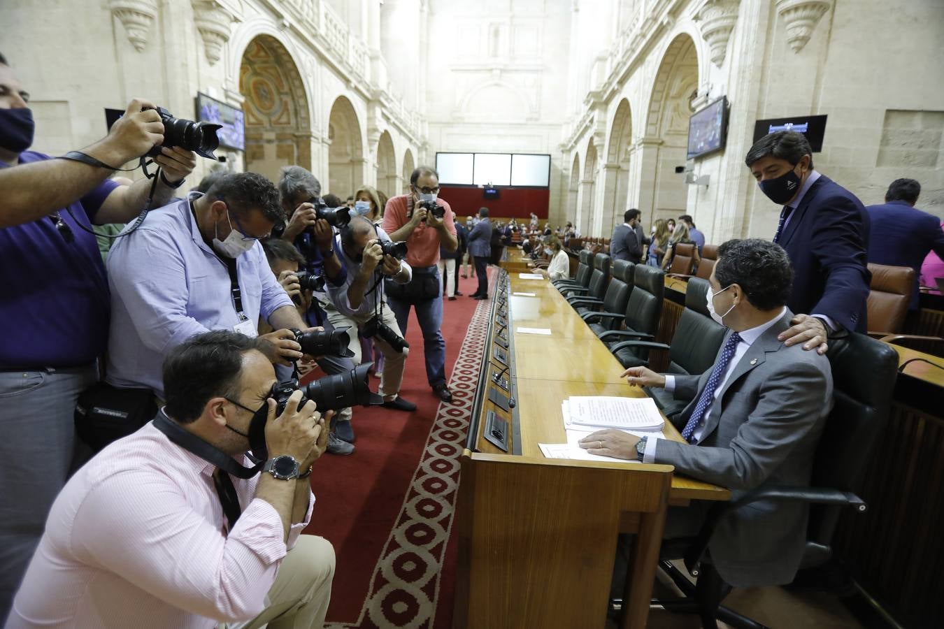 Pleno sobre el estado de la comunidad en el parlamento andaluz
