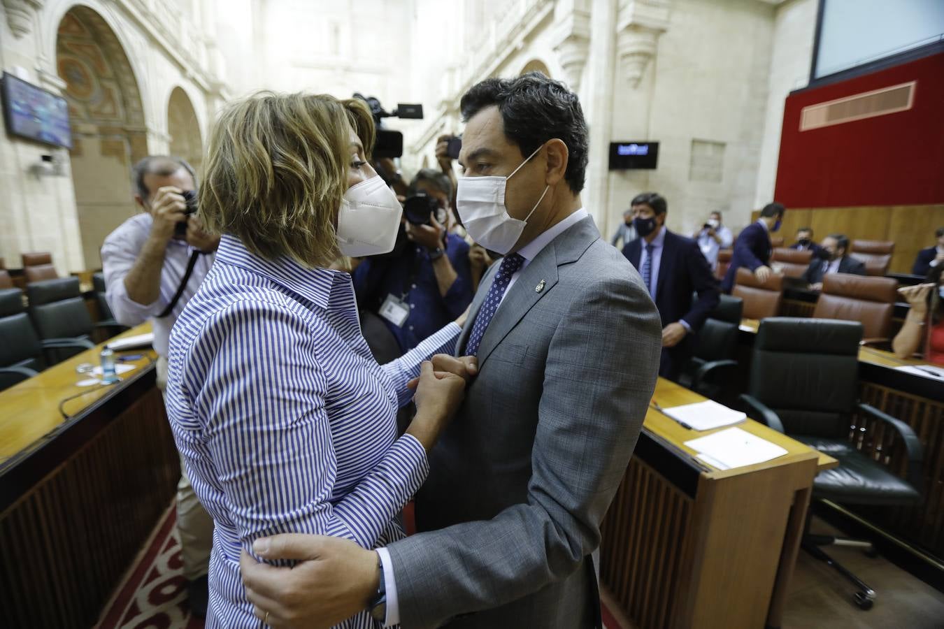 Pleno sobre el estado de la comunidad en el parlamento andaluz