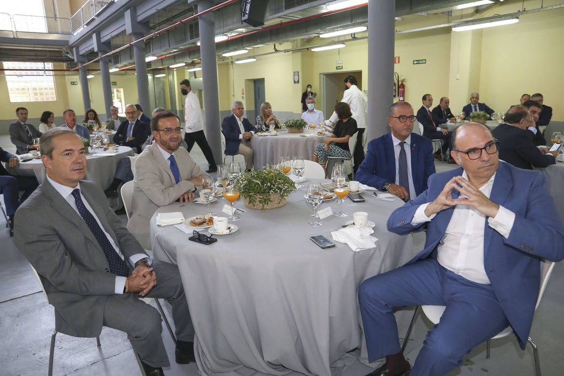 Antonio Pérez, José Tenorio, Carlos Bautista y Juan José Borrero