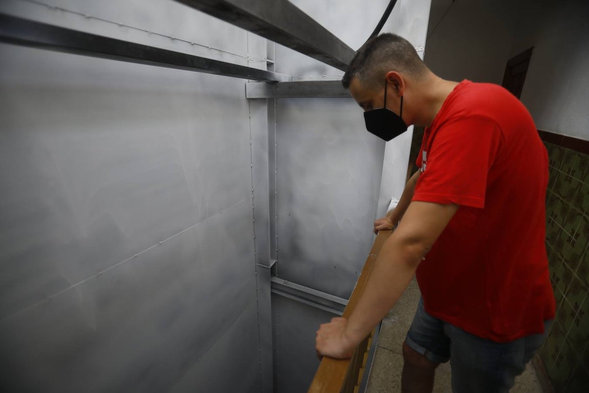 El estado del Santuario en Córdoba antes de recibir los ascensores, en imágenes