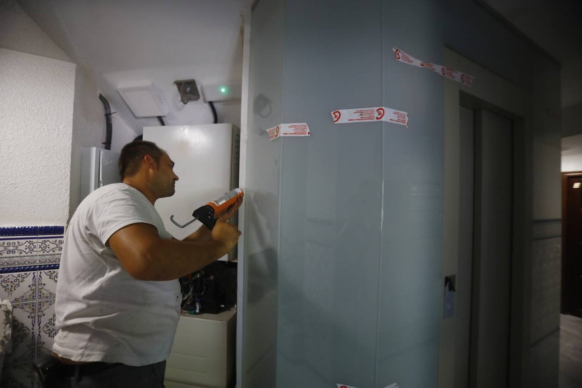 El estado del Santuario en Córdoba antes de recibir los ascensores, en imágenes