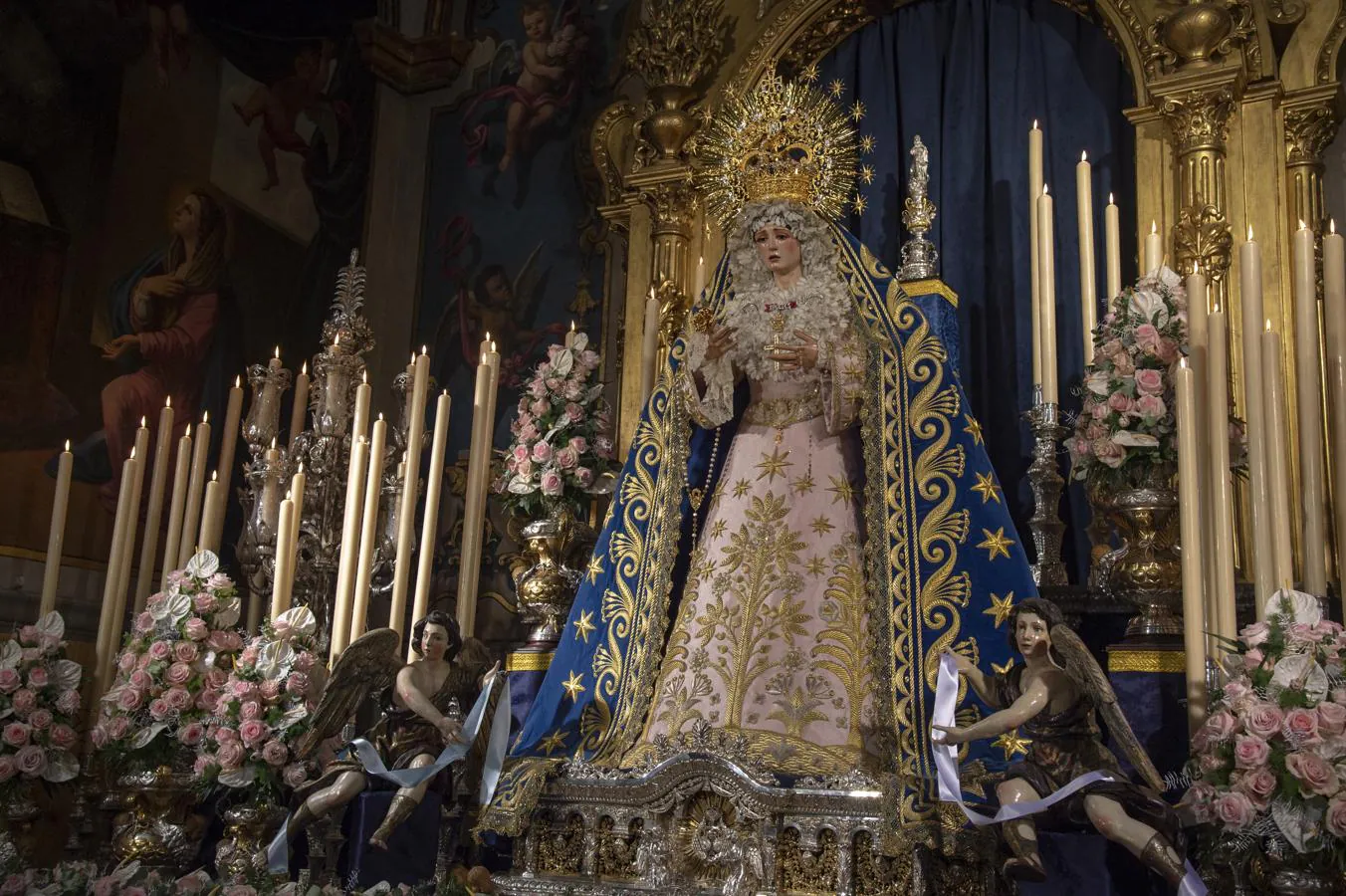 El altar de cultos de la Virgen de los Ángeles de los Negritos
