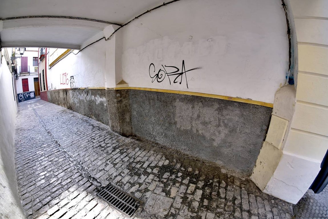 Grafitis en las calles del Centro