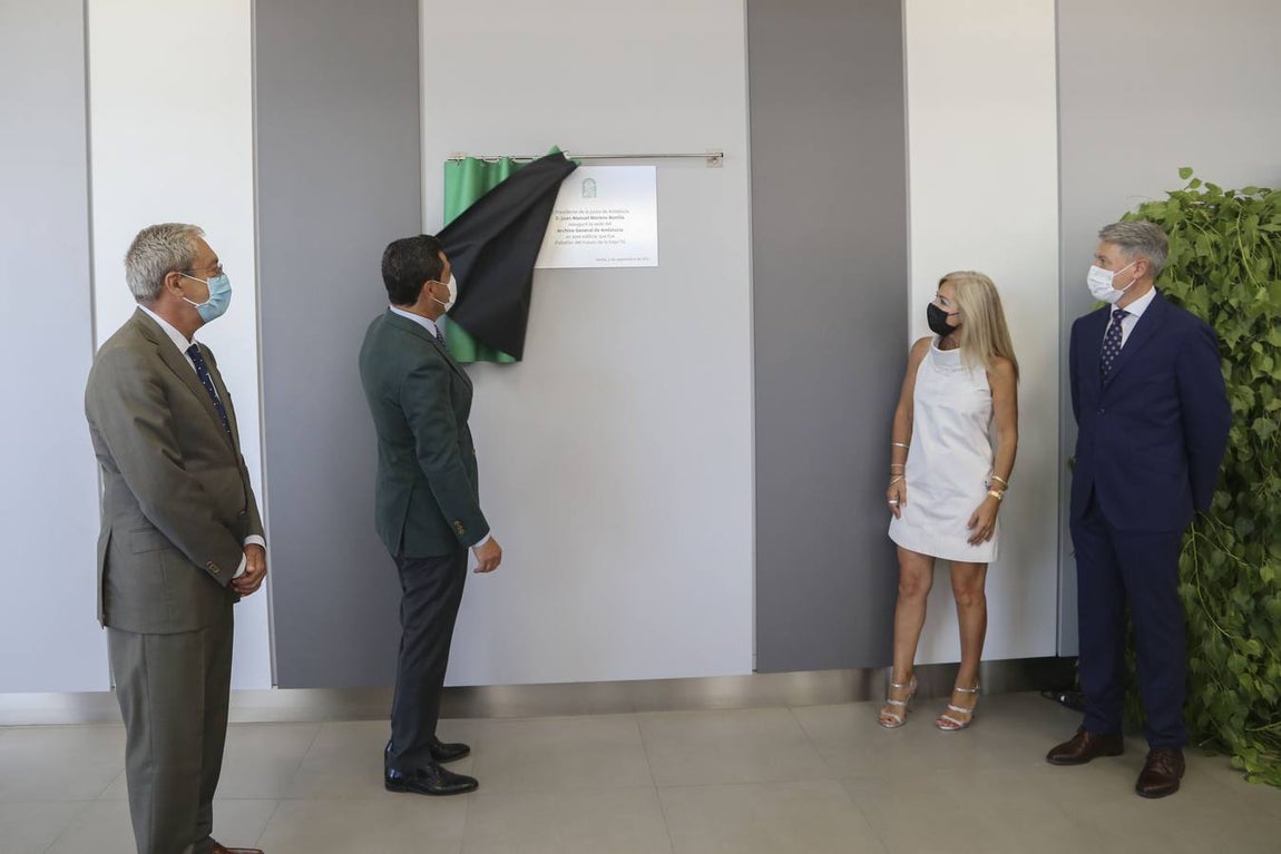Inauguración del Archivo General de Andalucía en Sevilla